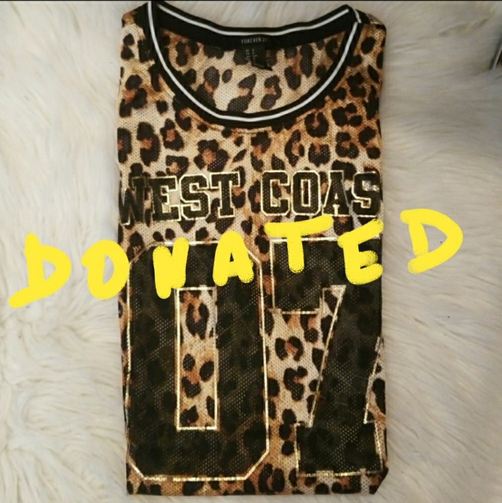 Leopard sport top🐆